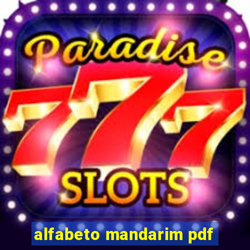 alfabeto mandarim pdf